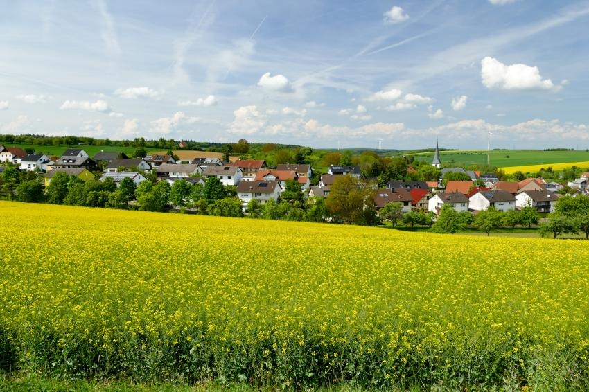 Blick auf Heckfeld