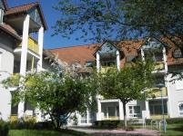 Hof der Seniorenwohnanlage