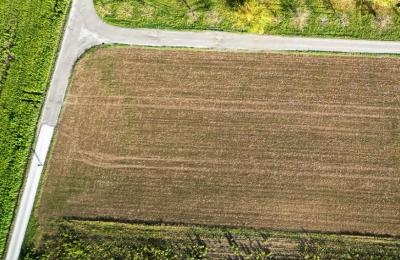 Ackergrundstück mit Wegen